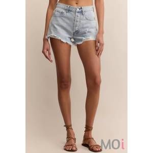 Z Supply Light Blue Jean Shorts
